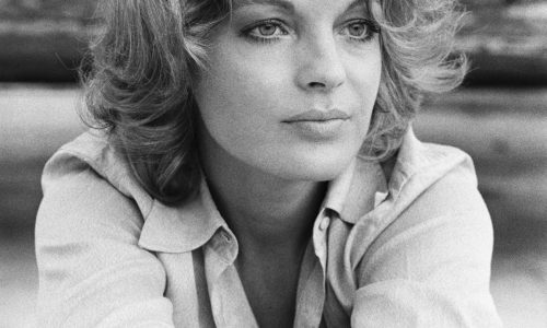 Austrian actress Romy Schneider in Rome,  Italy, 1971.